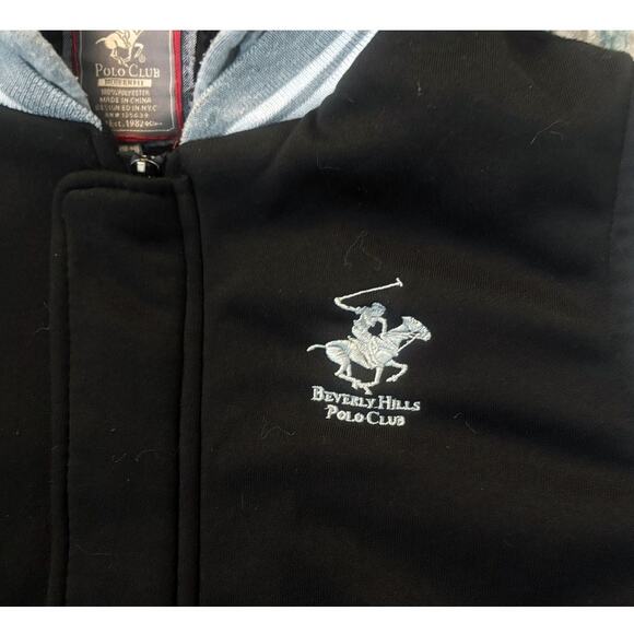 Beverly Hills Polo Club Gray/Black Fleece-Lined Jacket Boys Size XL (18/20) - Picture 2 of 11